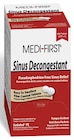 Medi-First Sinus Decongestant Oral Tablets 10mg Unit Dose Packet 100x1/Bx