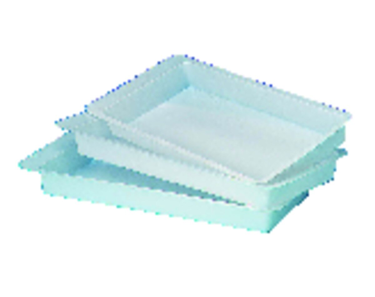 Plateaux jetables HENRY SCHEIN non compartimentés - Simples lisses 10x20 - Lot de 400