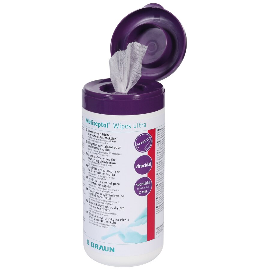 Meliseptol wipes Ultra - dispenser met 60 doekjes