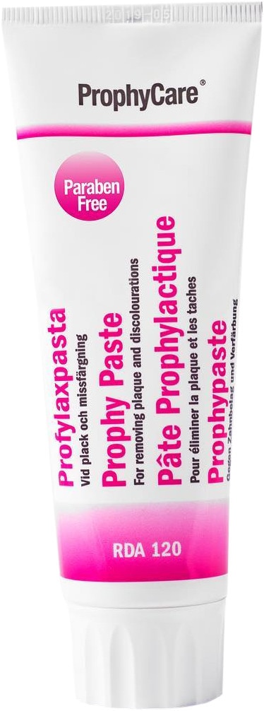 ProphyCare Prophy Paste Red - Parabeenvrij, 84 g, 60 ml, RDA 120, 20 micron