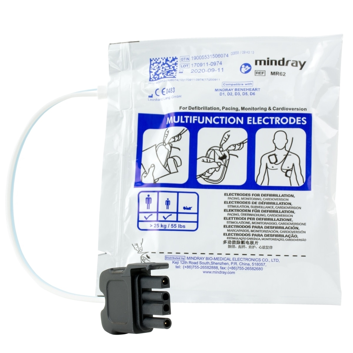 D1 AED-pads - per set