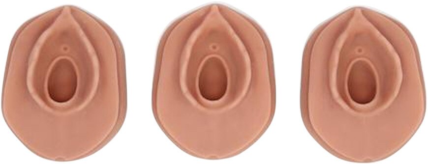 Inzet vulva voor Epi trainer P96 - Inzet vulva voor Epi trainer P96 niet ingeknipt, per 3 stuks