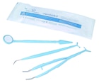 Dental-Kit - Boite de 10 Kits : Sonde + Miroir + Precelle - STERIBLUE