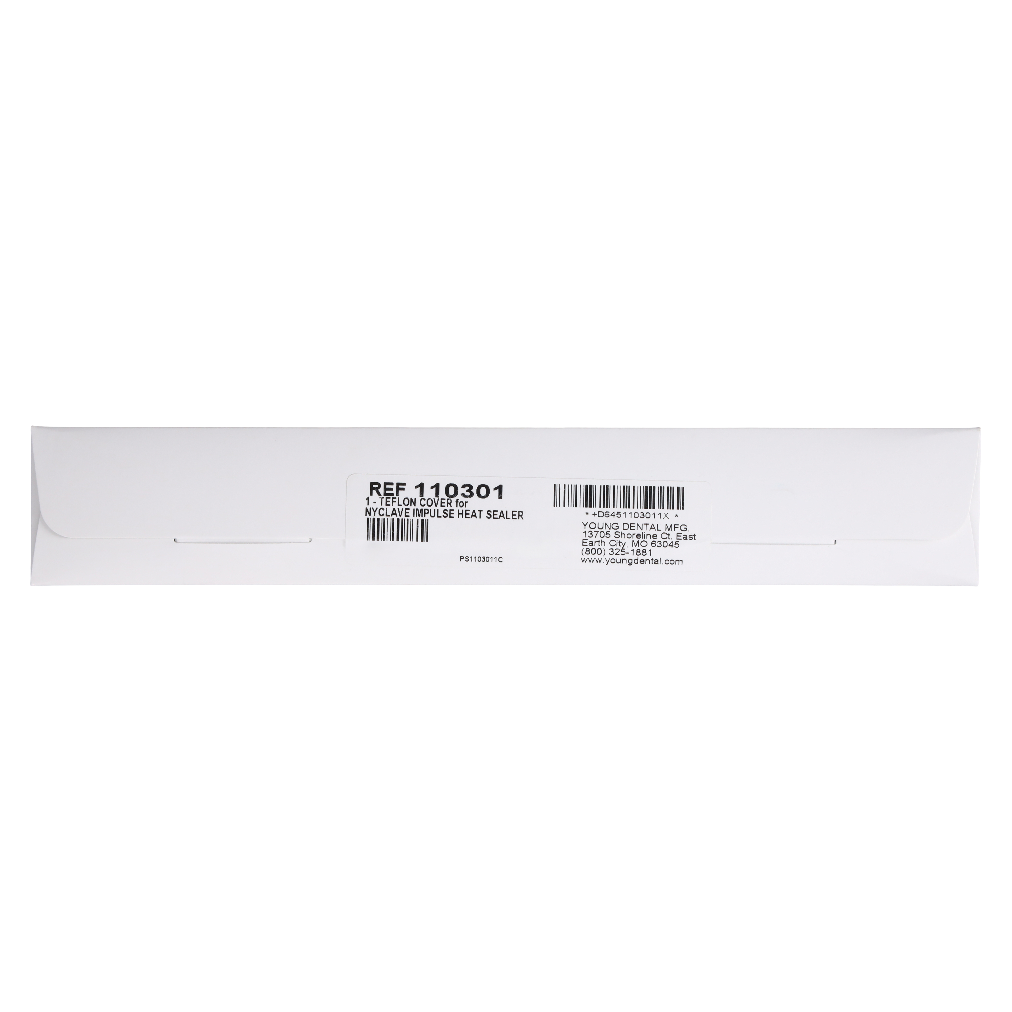 Nyclave Impulse Heat Sealer Cover Teflon Ea