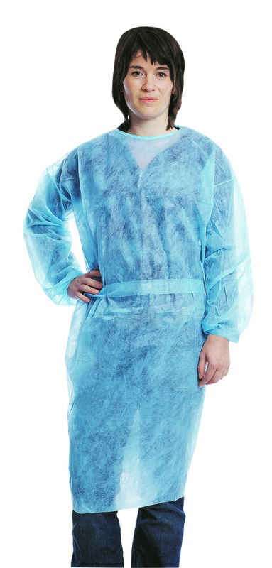 Blouse d'isolation non stérile bleue (50) Hartmann