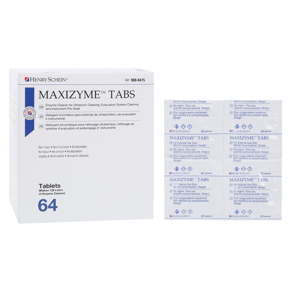 MaxiZyme Tablets Cleaner 64/Bx