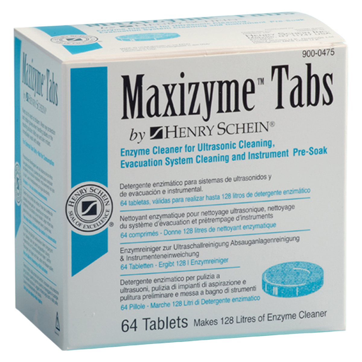 MaxiZyme Tablets Cleaner 64/Bx