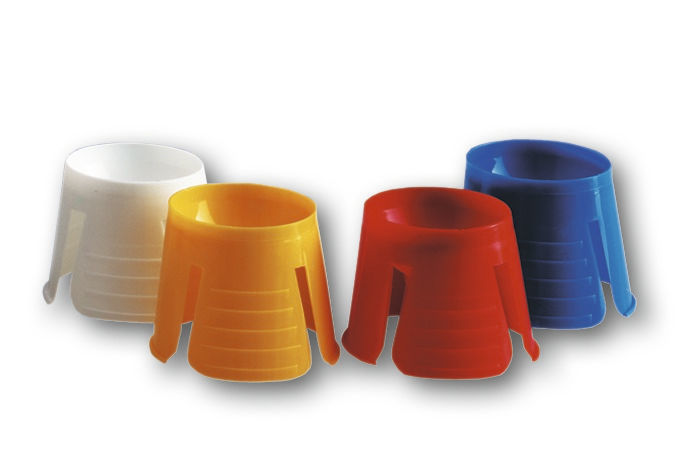 Disposable dappen dishes - Verpakking, 20x 50 stuks in 4 kleuren