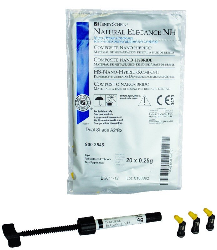 Composite Nano Hybride Natural Elegance - A2/B2 - Seringue de 4g - HENRY SCHEIN