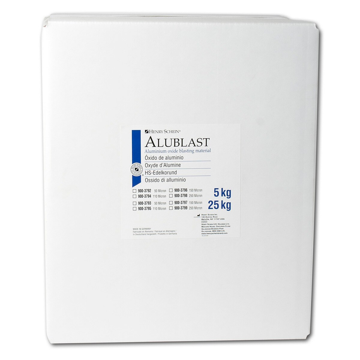 Aluminiumoxide Alublast - 50 µ, 25 kg