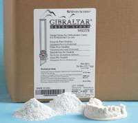 Gibraltar Orthodontic Stone White 47.5lb