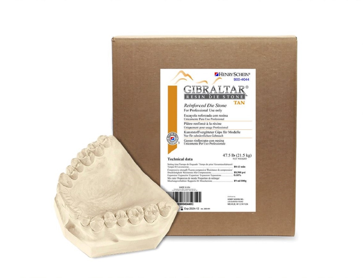 Gibraltar Die Stone Resin Tan 47.5lb