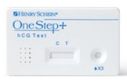 Henry Schein OneStep+ hCG Urine Test Kit CLIA Wvd f/ Urn/ Mod f/ Srm 25/Bx