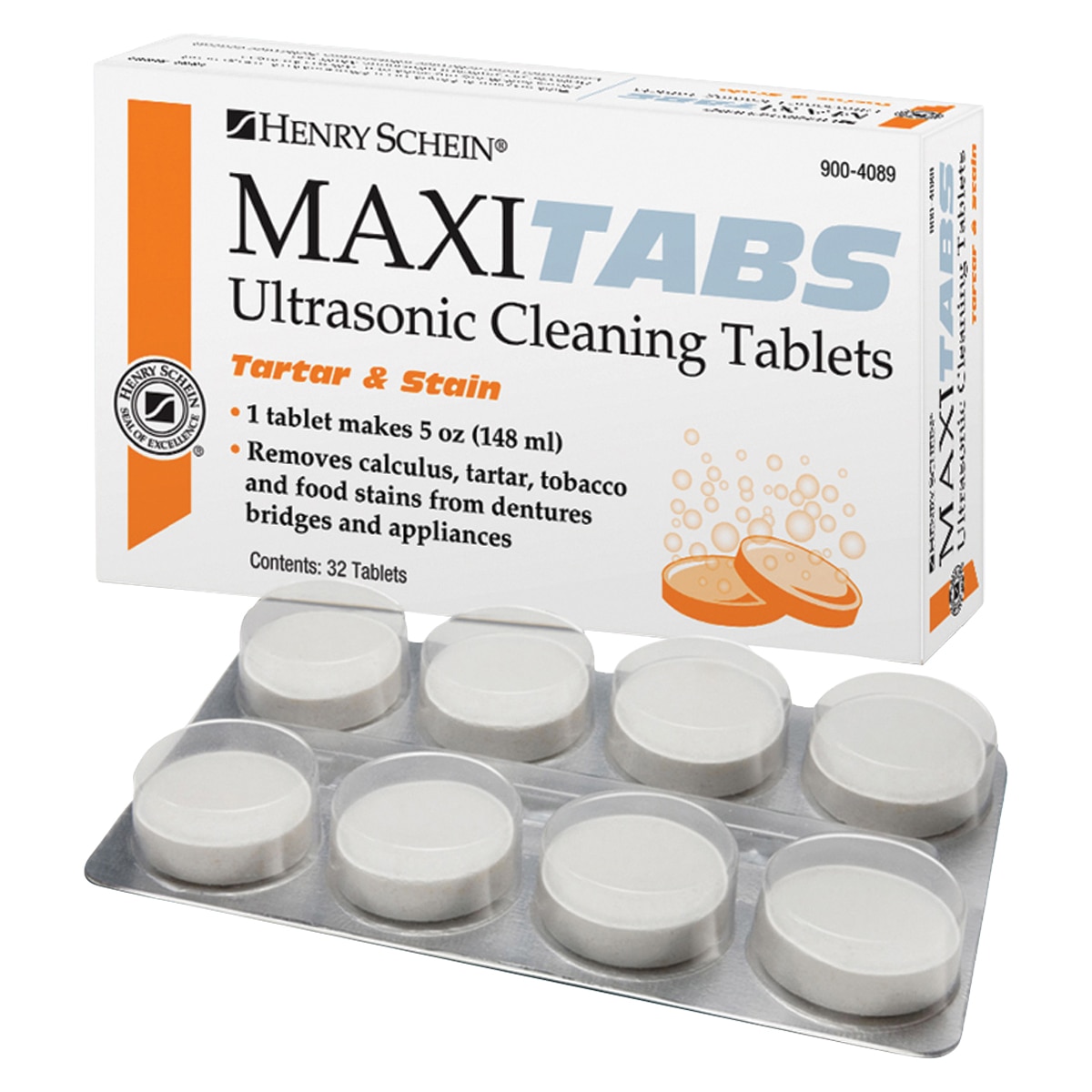 MaxiTabs Tartar & Stain Remover Mint 32/Box