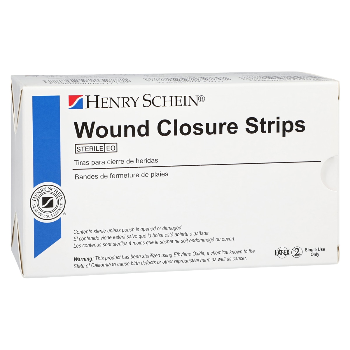 Wound Closure Strip 1/8x3" Opaque 250/Bx
