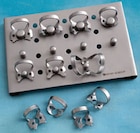 Rubber Dam Clamp Kit Nonreflective Matte Finish 11/Bx
