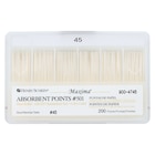 Maxima Absorbent Paper Points 45 #501 0.02 Clear 200/Bx
