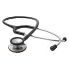 Henry Schein Adscope Clinician Stethoscope Reusable Adult Black PVC Tubing Ea