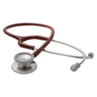 Henry Schein Adscope Dual Stethoscope Reusable Adult Burgundy PVC Tubing Ea