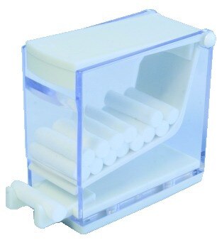 Distributeur avec poussoir HENRY SCHEIN - Blanc