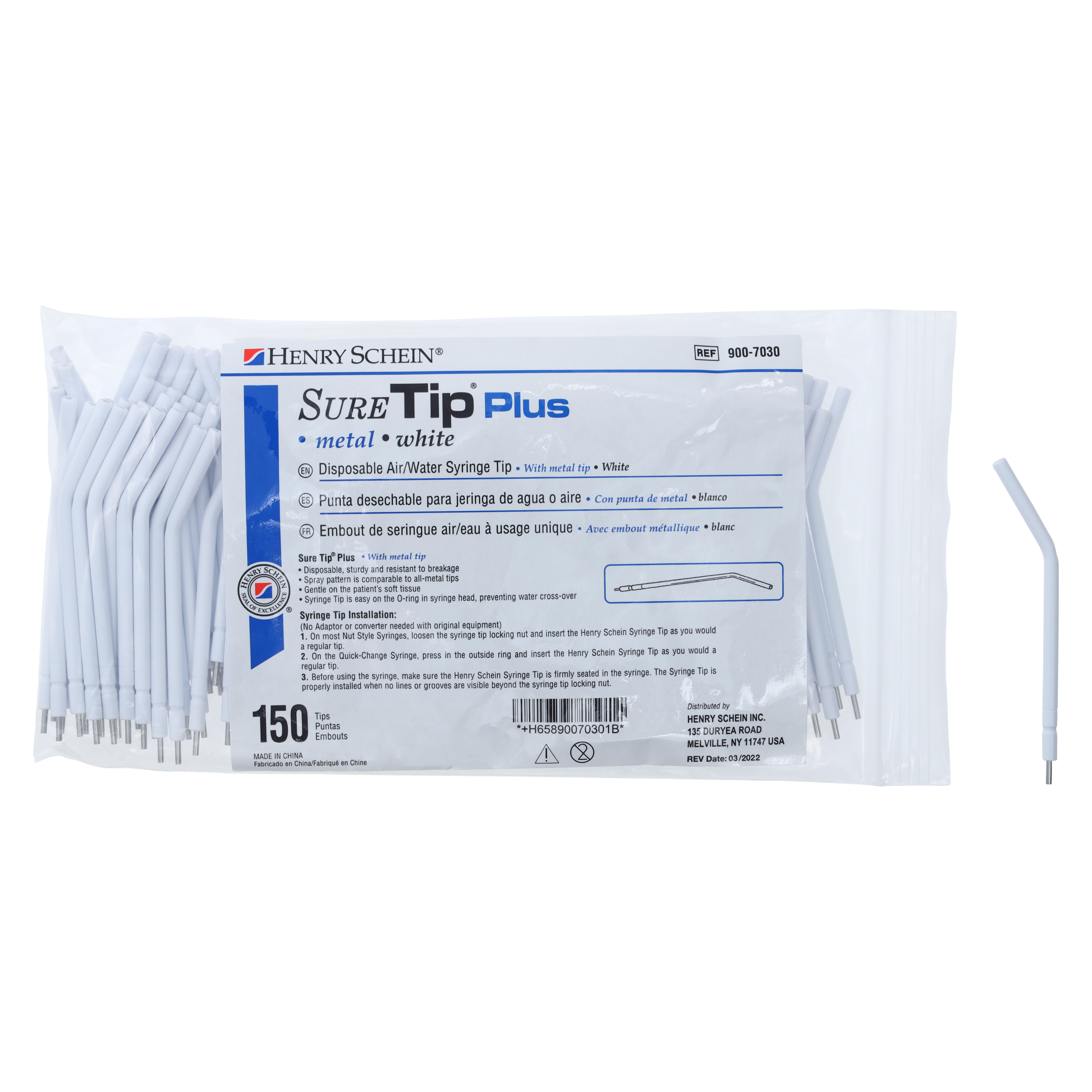 Sure Tips Sure Tip Plus 103-150HS Tip Type Tip - Henry Schein