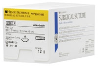 Suture 6-0 18" Plain Gut Monofilament DSCM13 Beige 12/Bx