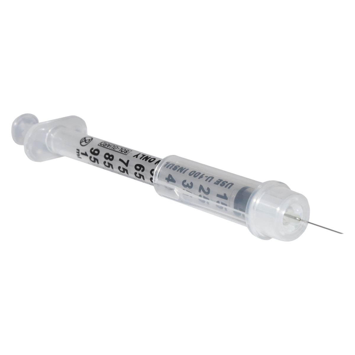 Insulin Syringe/Needle 29gx1/2" 0.5cc Safety Low Dead Space 100/Bx
