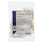 Dowel Pin Small Brass #1 100/Pk