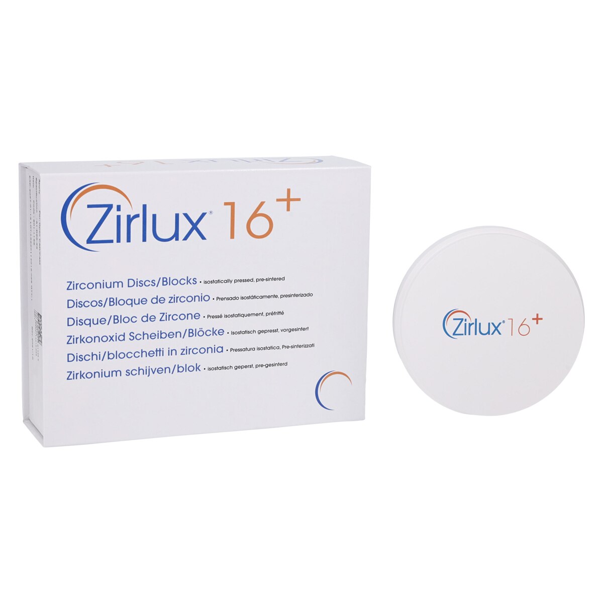 Zirlux16+ Zirconia Disc Preshaded A1 98x25 Ea
