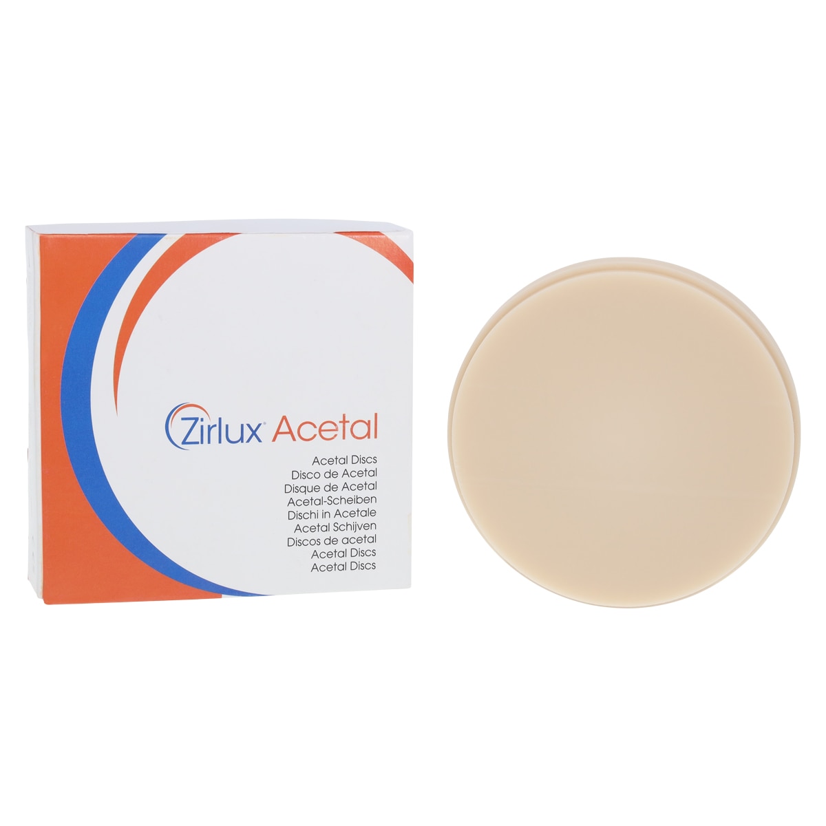 Zirlux Acetal Disc Resin A1 98x20 Ea