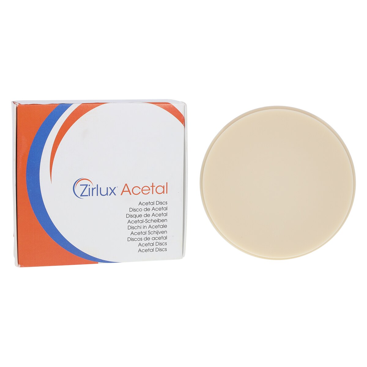 Zirlux Acetal Disc Resin B1 98x20 Ea