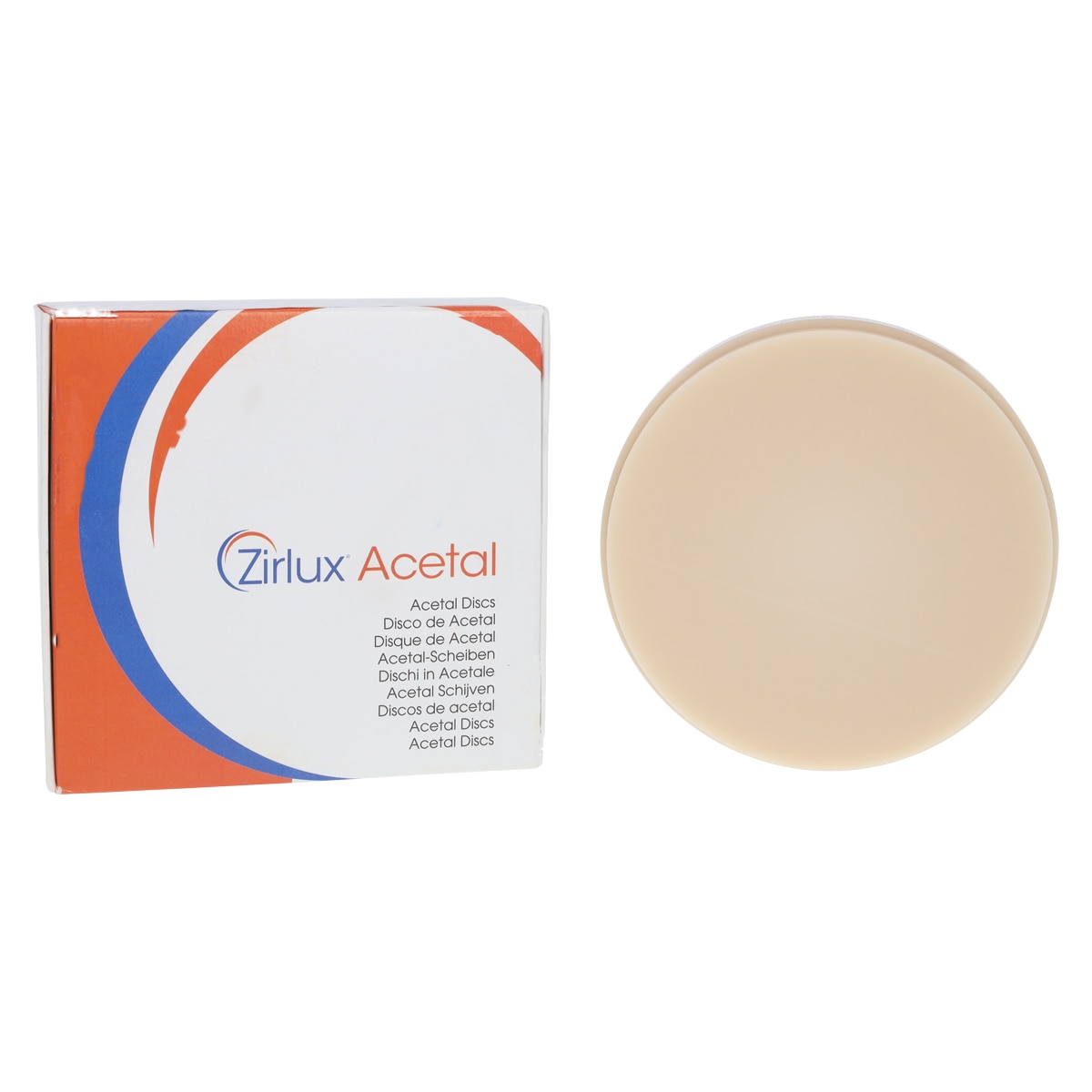 Zirlux Acetal Disc Resin A1 98x25 Ea