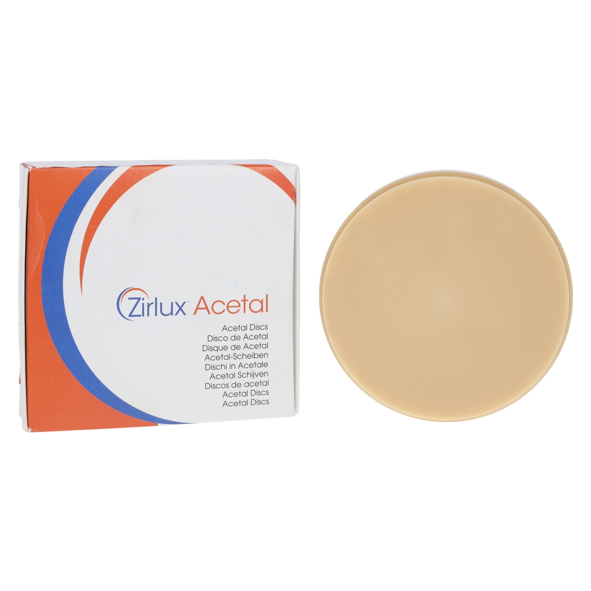 Zirlux Acetal Disc Resin A3.5 98x25 Ea