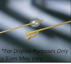 Lubricath 2-Way Foley Catheter Medium Coude Olive Tip Silicone Coated 14Fr 30cc