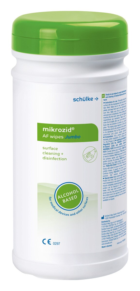 Mikrozid AF Wipes Jumbo - Bus, 20x20 cm - 220 stuks