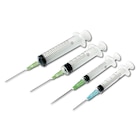 Injectiespuit/naald combinatie - 3 ml, naald 21G 0,8 x 16 mm groen, per 100 stuks