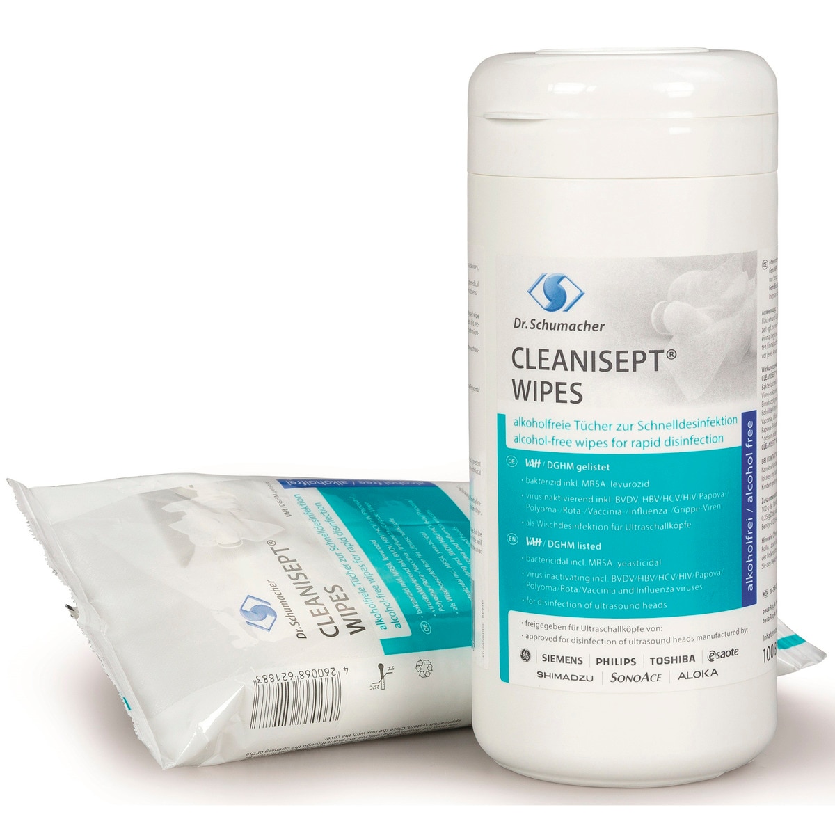 Cleanisept wipes navulverpakking - per 100 stuks
