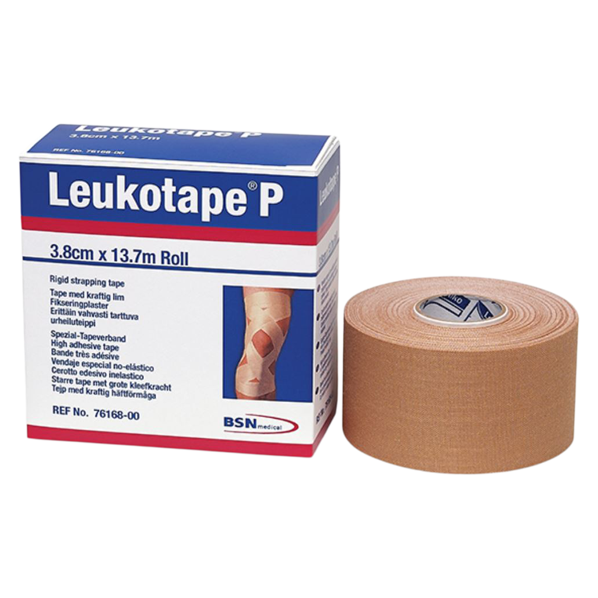 Leukotape P Athletic Tape Rayon Cloth 1.5"x15yd Tan Non-Sterile Rl