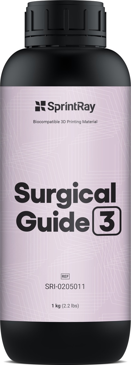SprintRay Surgical Guide 3 - Transparant, Fles 1 liter