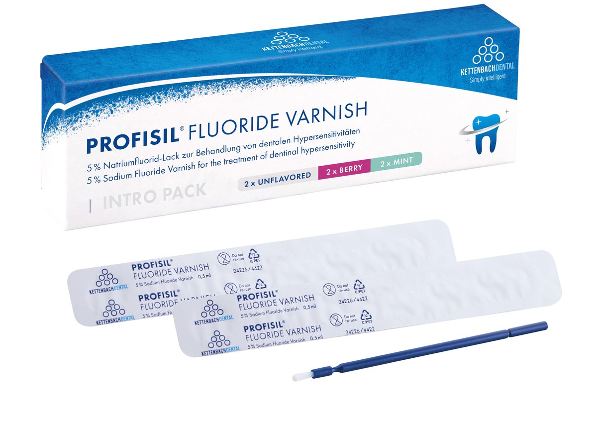 Profisil Fluoride Varnish - Intro Verpakking, 6 x 0,5 ml