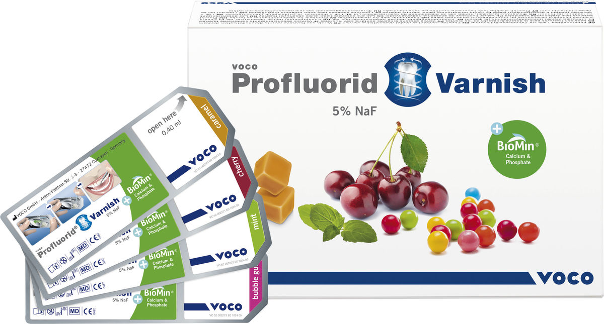 Profluorid Varnish + BioMin, SingleDose - Assortiment