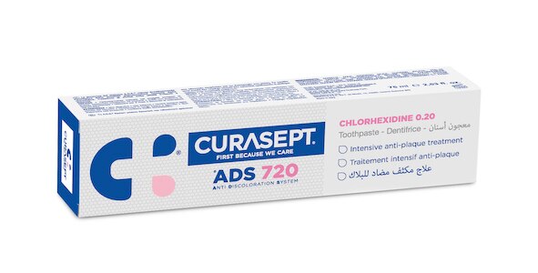 Curasept Gel Tandpasta 0,20% CHX - Tube, 75 ml