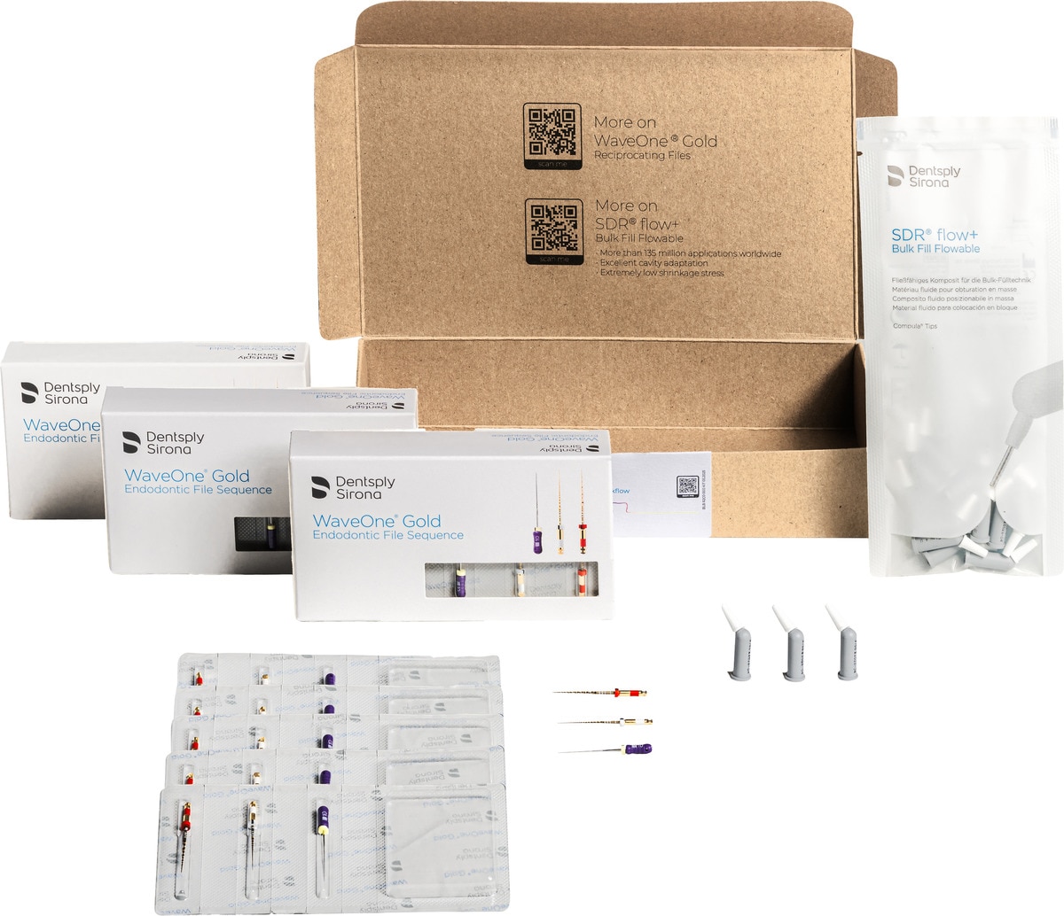 WaveOne Gold + SDR flow+ - R2C Promotie Kit
