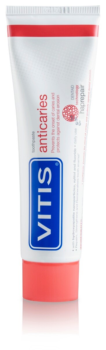 VITIS Anticaries Tandpasta - Tube, 75 ml