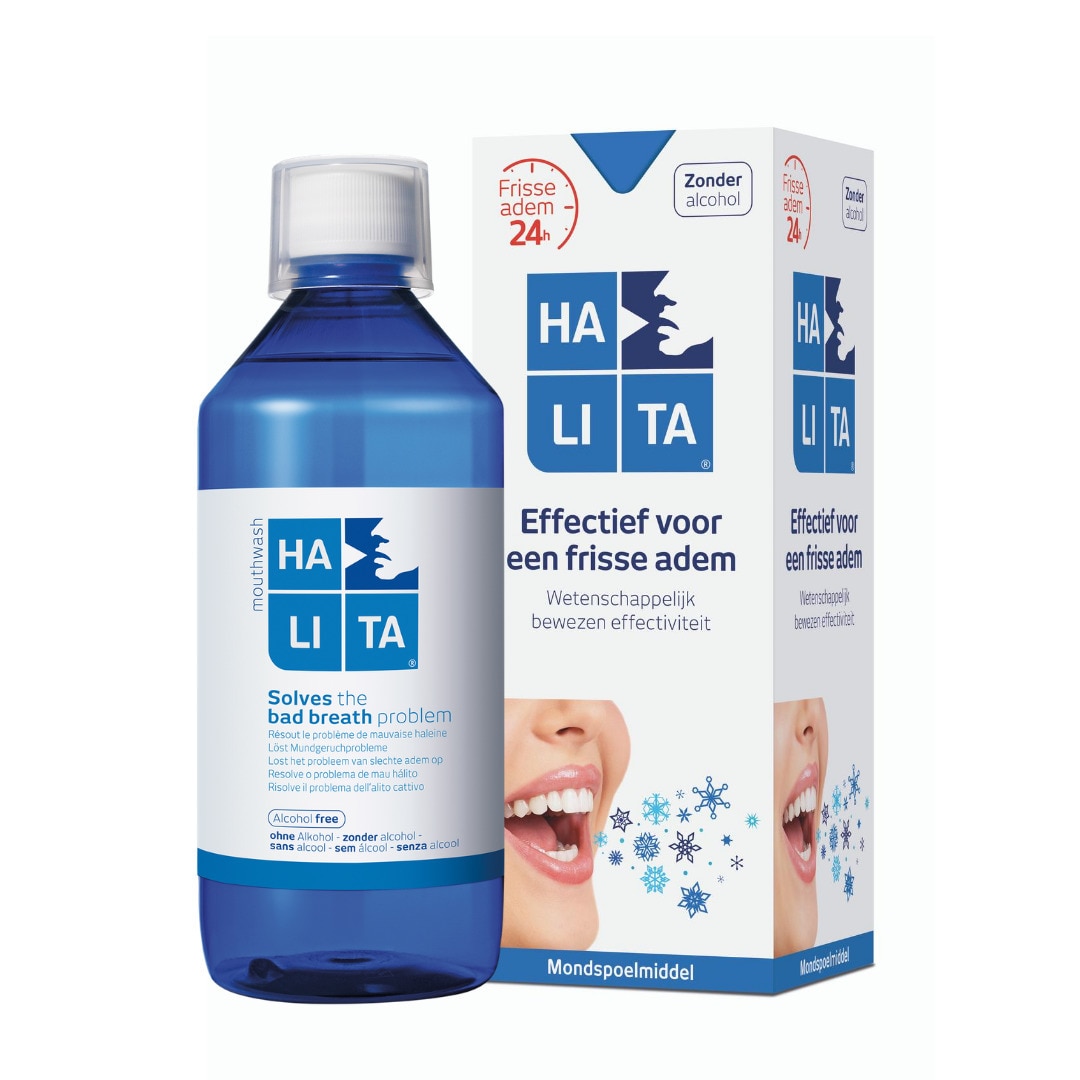 Halita Gorgelmiddel - Fles, 500 ml