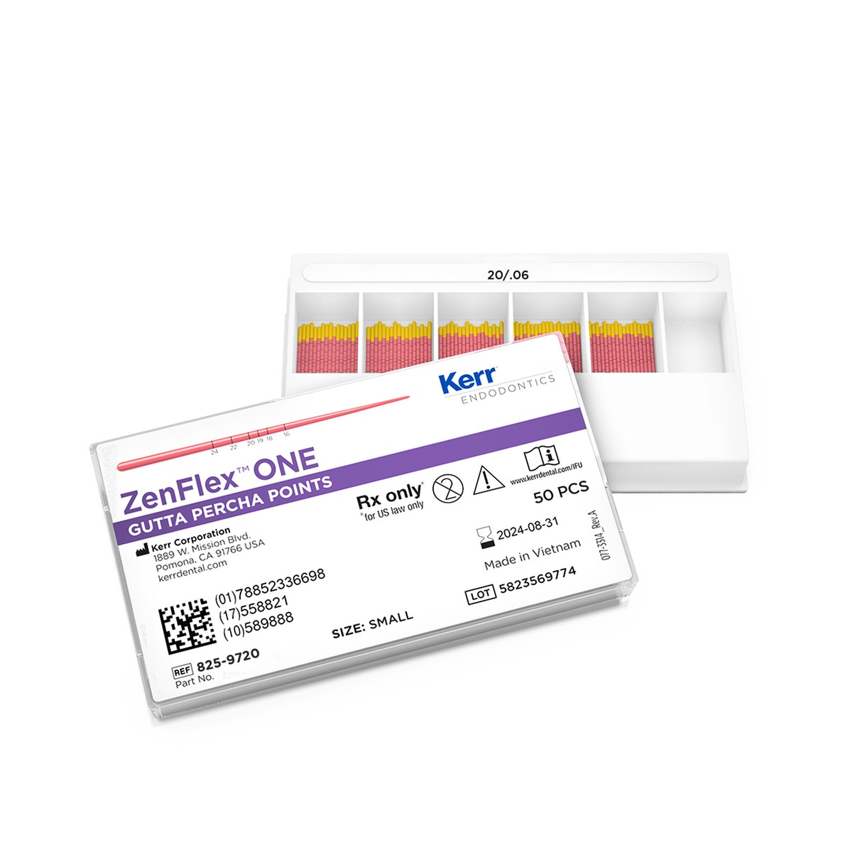 ZenFlex ONE Gutta Percha Points - Large, .06/45 30mm - 50 stuks