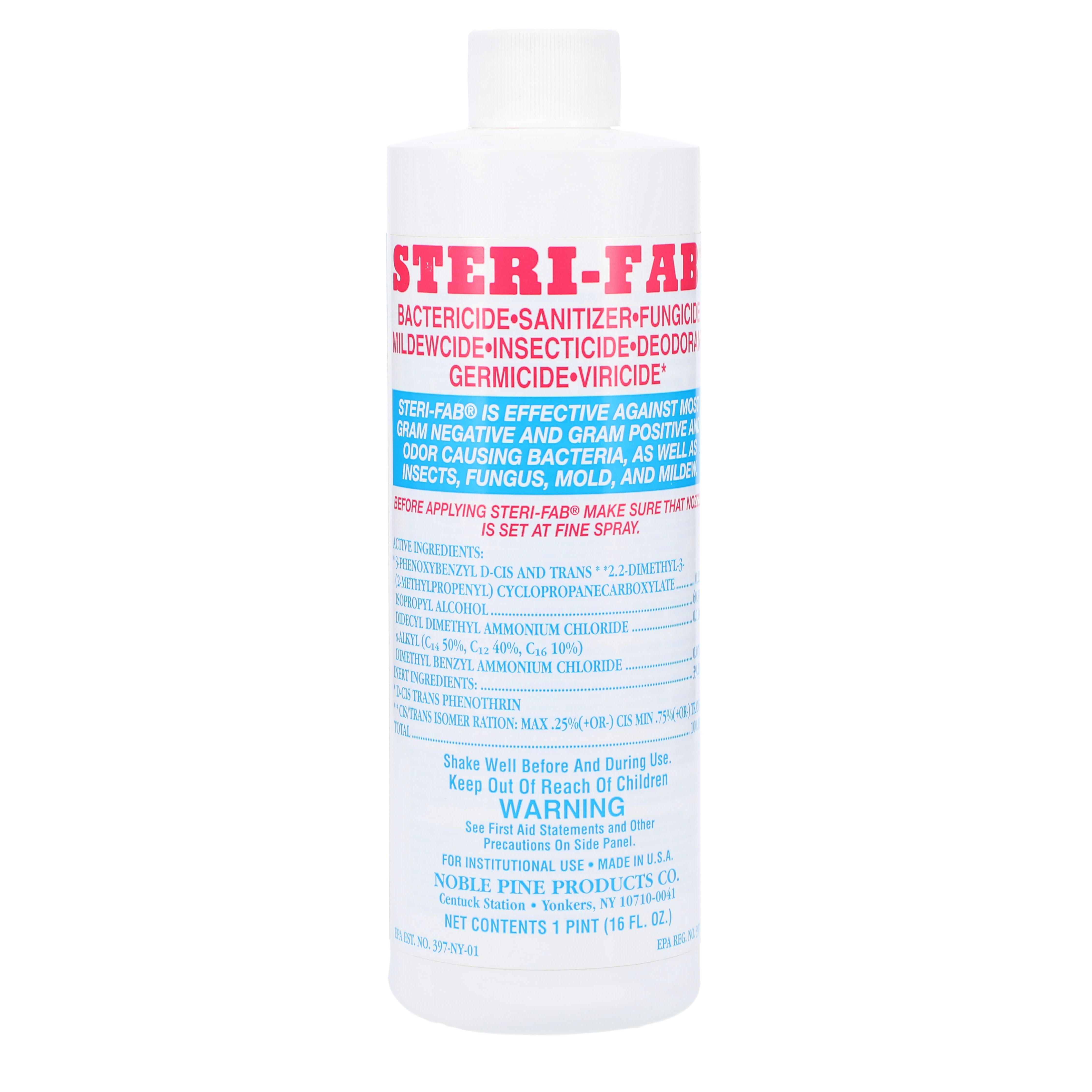 Steri-Fab Solution Disinfectant 16 oz 12/Ca