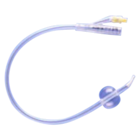 Tiemann 2-Way Foley Catheter Coude Tip 100% Silicone 18Fr 5cc