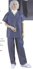 Scrub Shirt V-Neck 2 Pockets 2X Large Navy Unisex 50/Ca