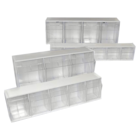 Tilt Bin Kit White/Clear Ea